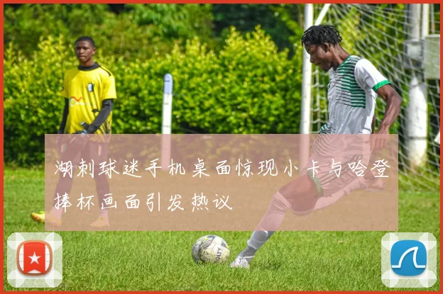 湖刺球迷手机桌面惊现小卡与哈登捧杯画面引发热议